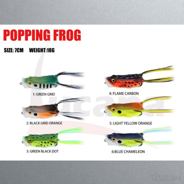 Lucana Argus Frog Lure Topwater With Spinner, 3.5 Cm, 8 Gm, Floating at  Rs 180.00, Fishing Lure