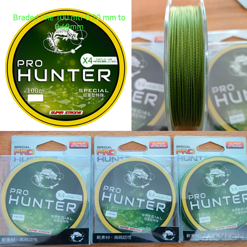 Pro Hunter Special 4X Braided Line 100M Price in India – Buy Pro