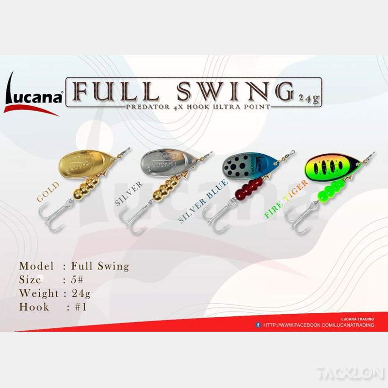LUCANA FULL SWING SPINNER LURE 24G Price in India – Buy LUCANA