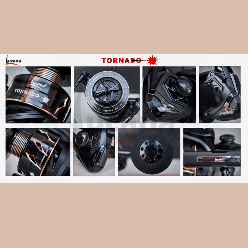 LUCANA TORNADO TD-6000 SPINNING REEL Price in India – Buy LUCANA TORNADO TD-6000  SPINNING REEL online at