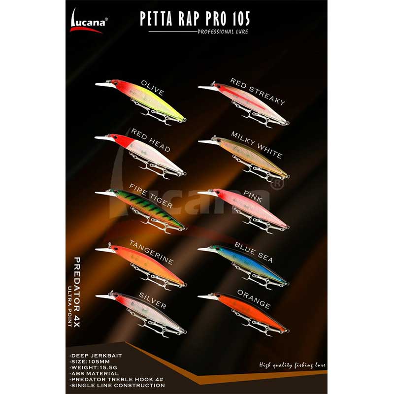 Lucana Predator Shad Soft Fishing Lure | Size: 10cm | 8g